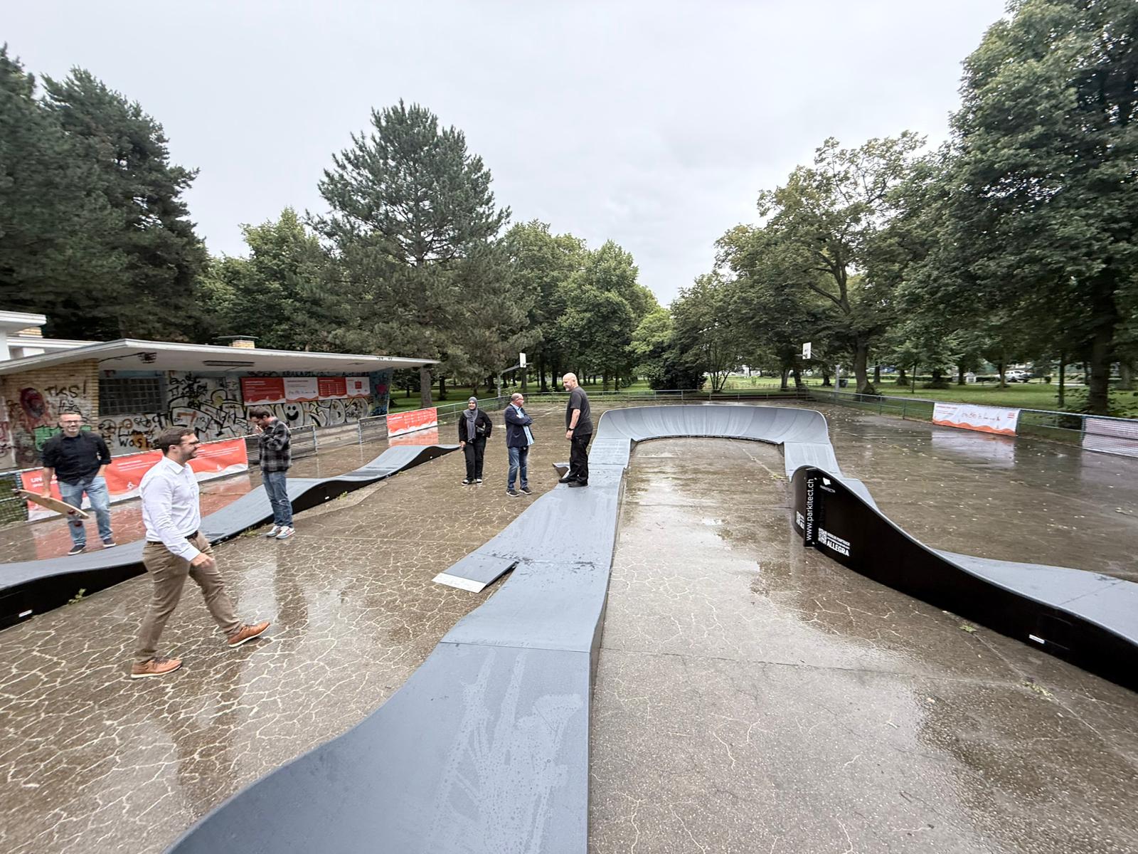 Výstavba modulárního pumptracku Hanau
