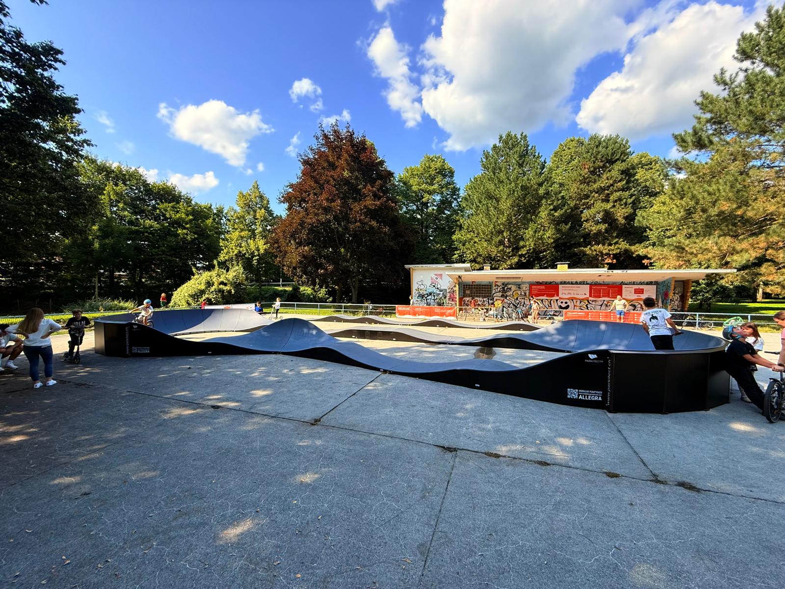 Modulární pumptrack v Hanau